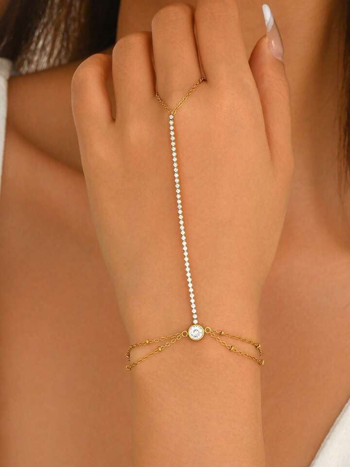 Erica Sparkles Hand Chain