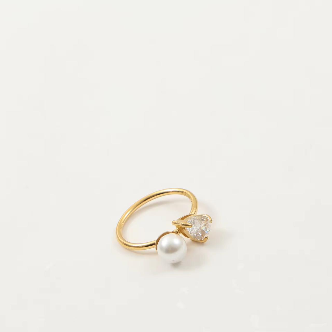 The Pearl Promise Toi&Moi Ring