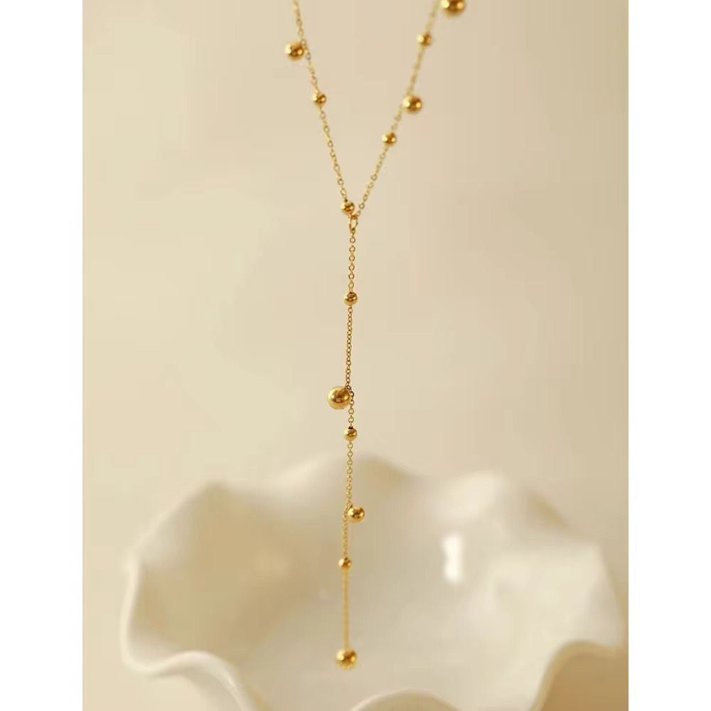 Bubbles Lariat Necklace