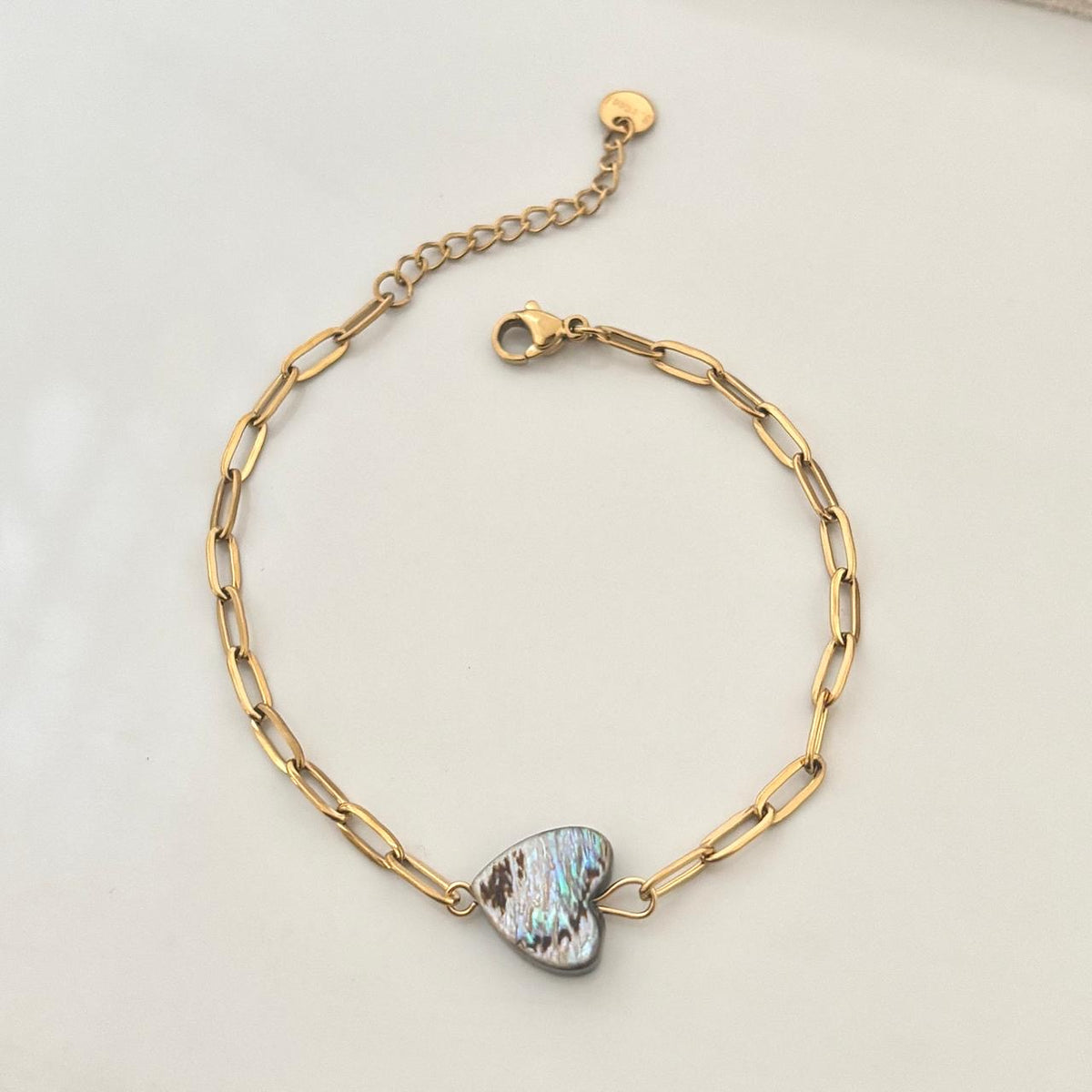 Nacre Heart Bracelet