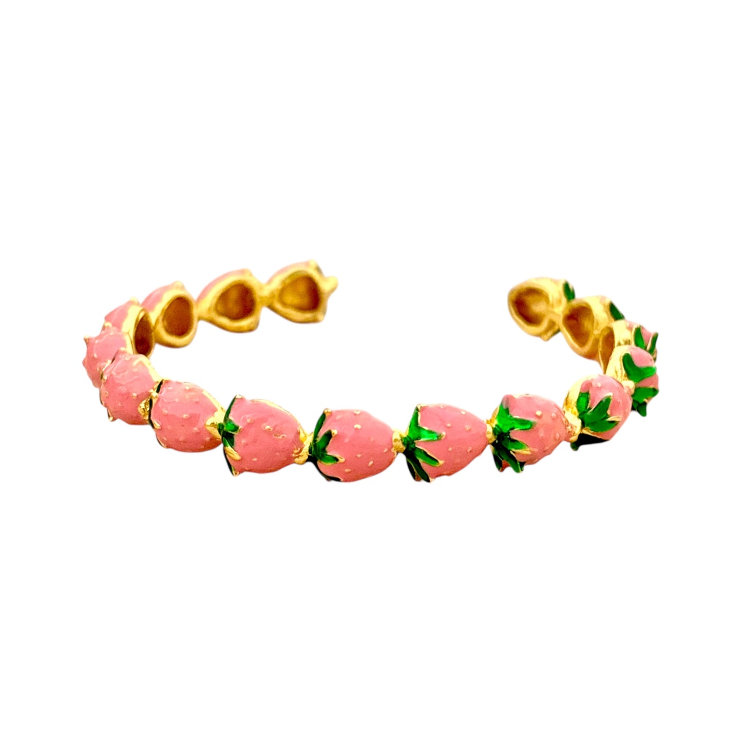 Strawberry Cuff -Pink