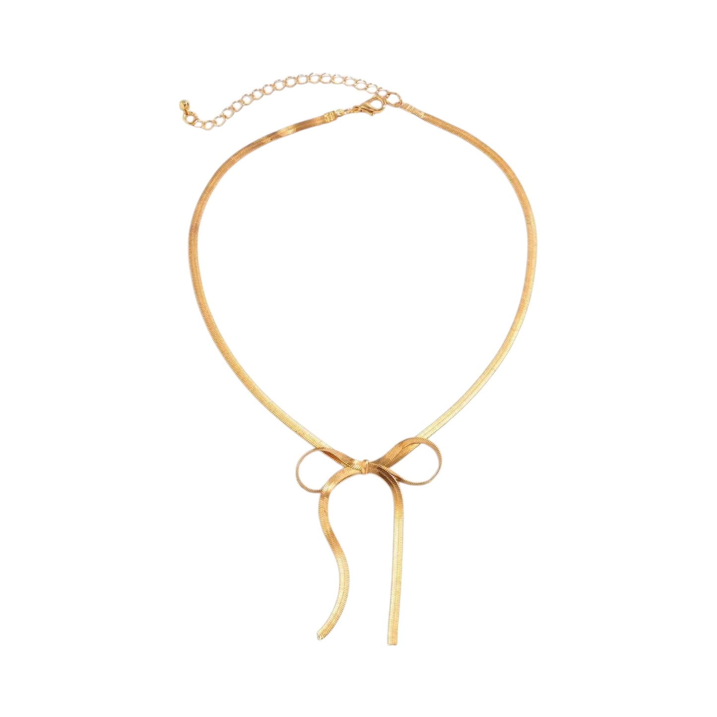 Maisy Bow Necklace -18K