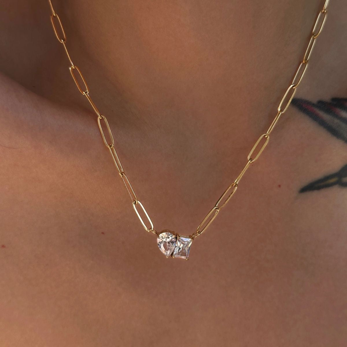 Sofia Necklace -18K (Toi Et Moi)