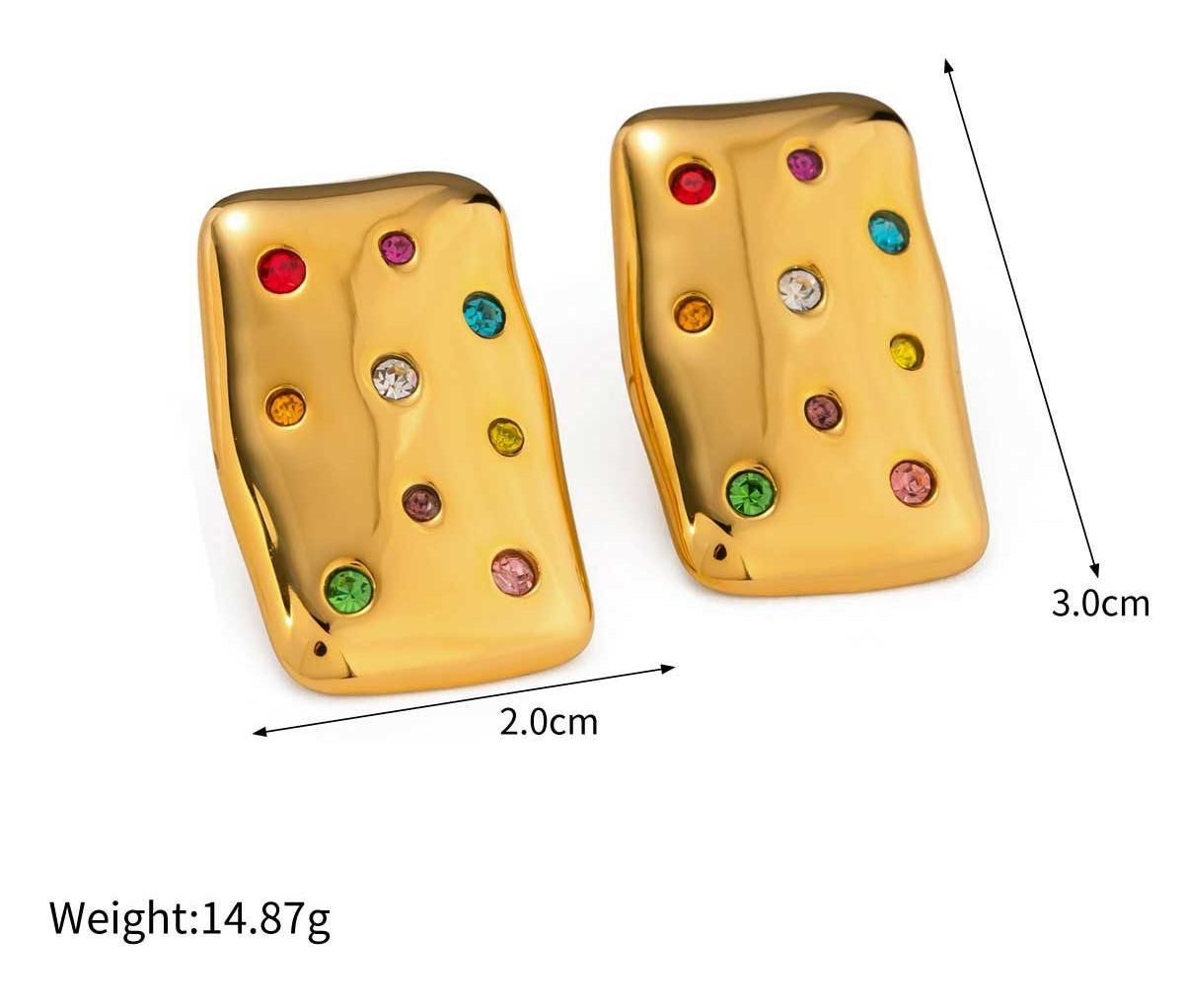 Multi Dontella Studs