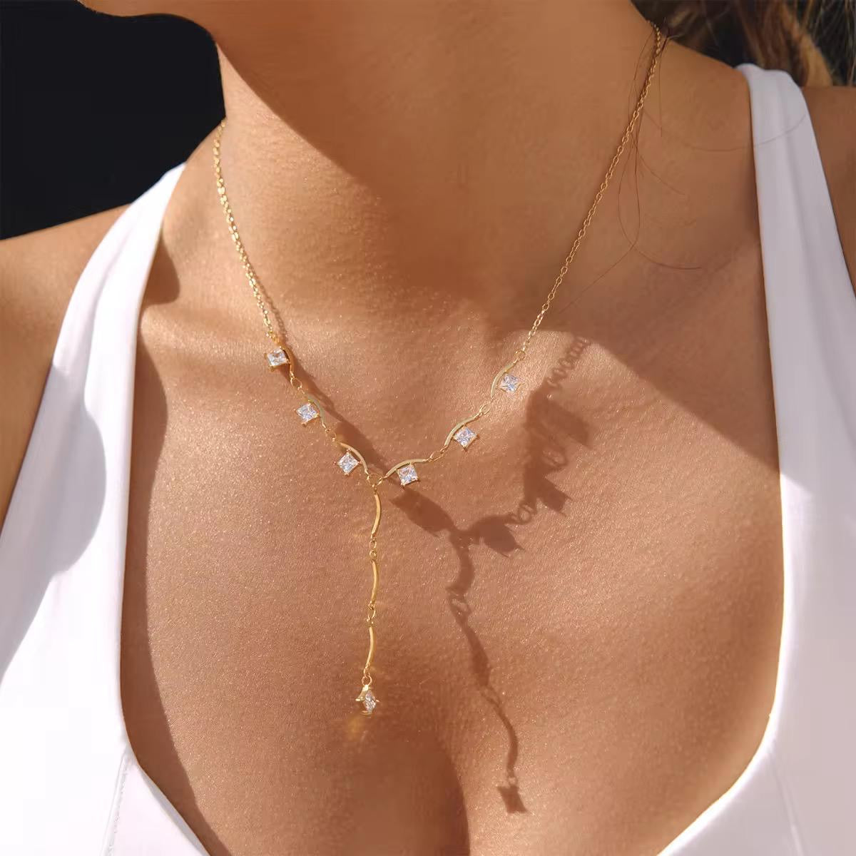 Alara Lariat Necklace