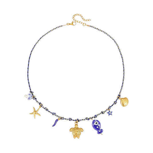 Ocean Serenity Charm Necklace