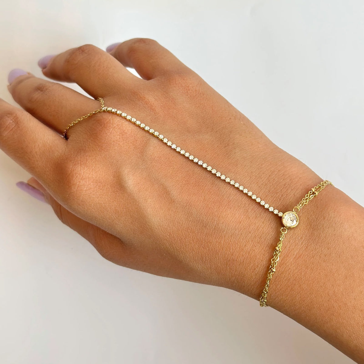 Erica Sparkles Hand Chain