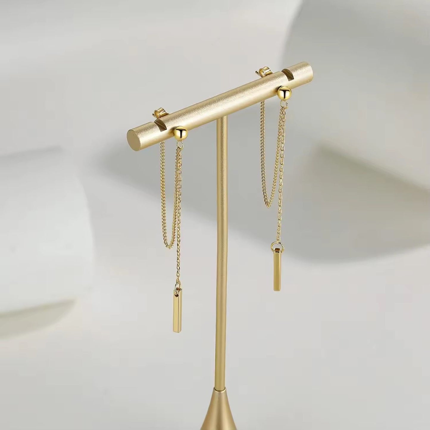 Chained To Perfection Dangler Studs