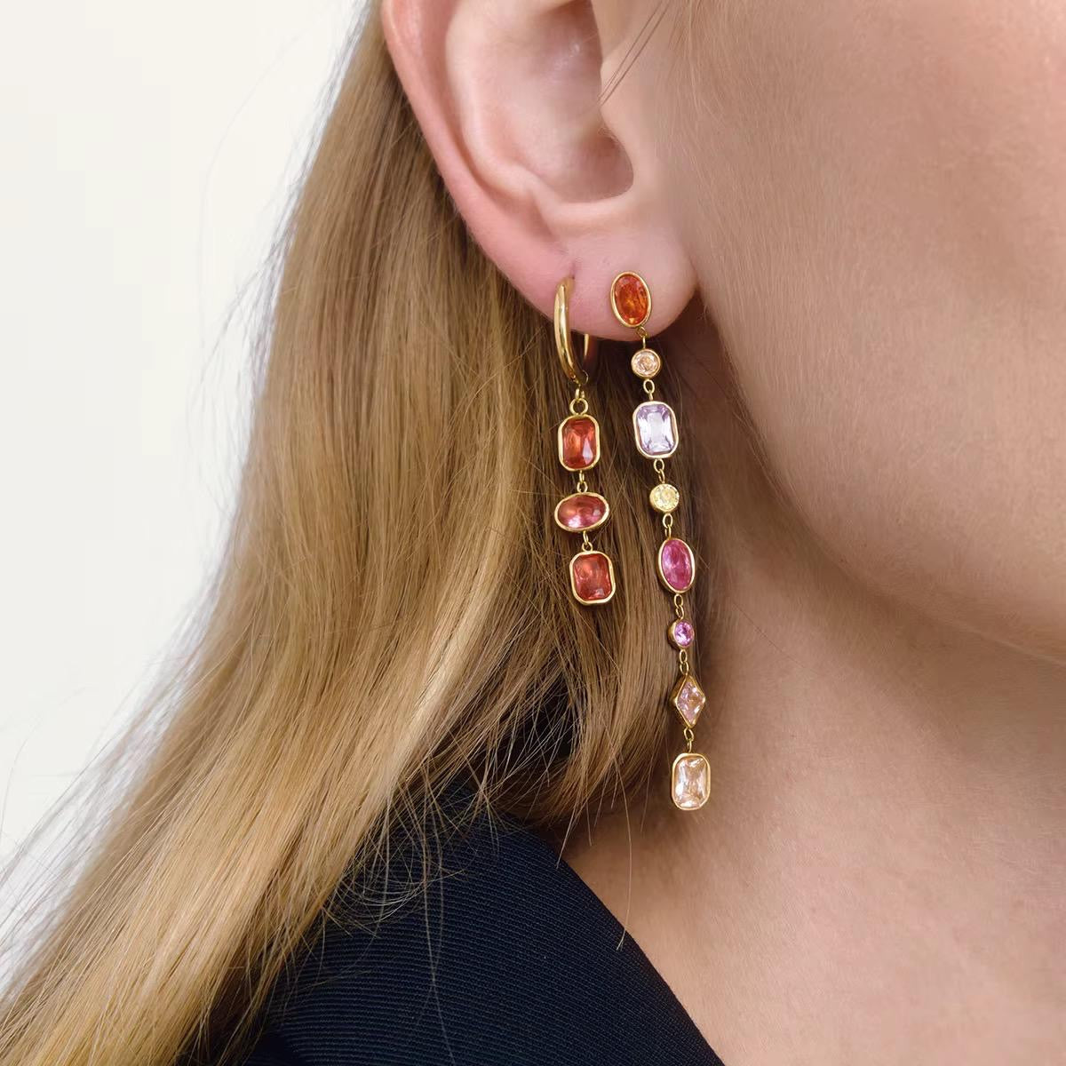 Confetti Gemma Drop Earrings