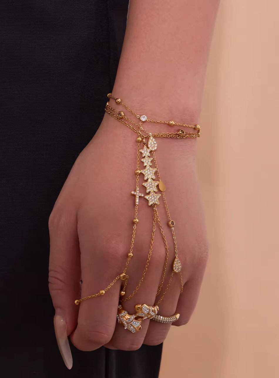 Galaxy Glitz Hand Chain