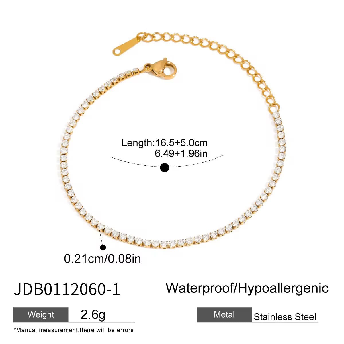 Impériale Petite Tennis Bracelet