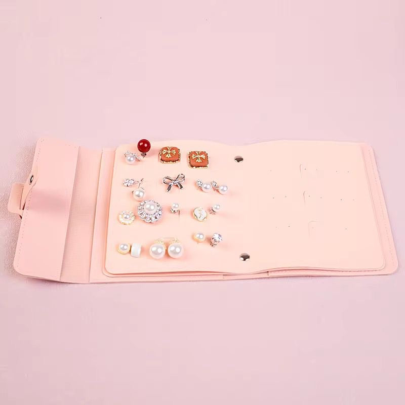 Foldable Jewelry Organizer -Travel Friendly | Pink
