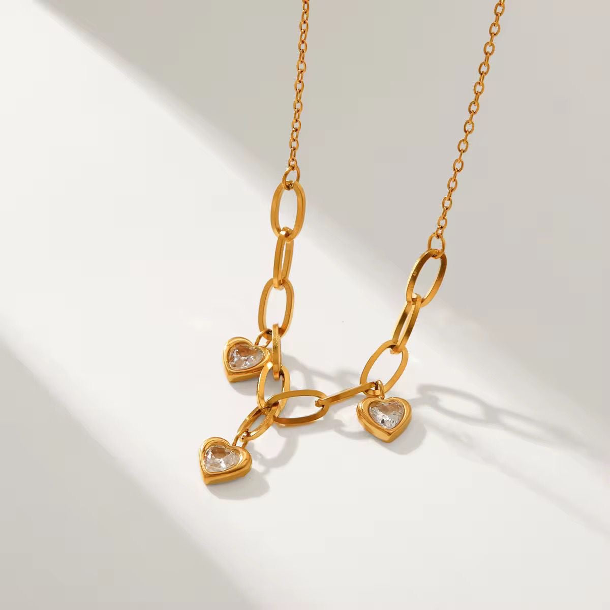 Dainty Heart Charm Necklace