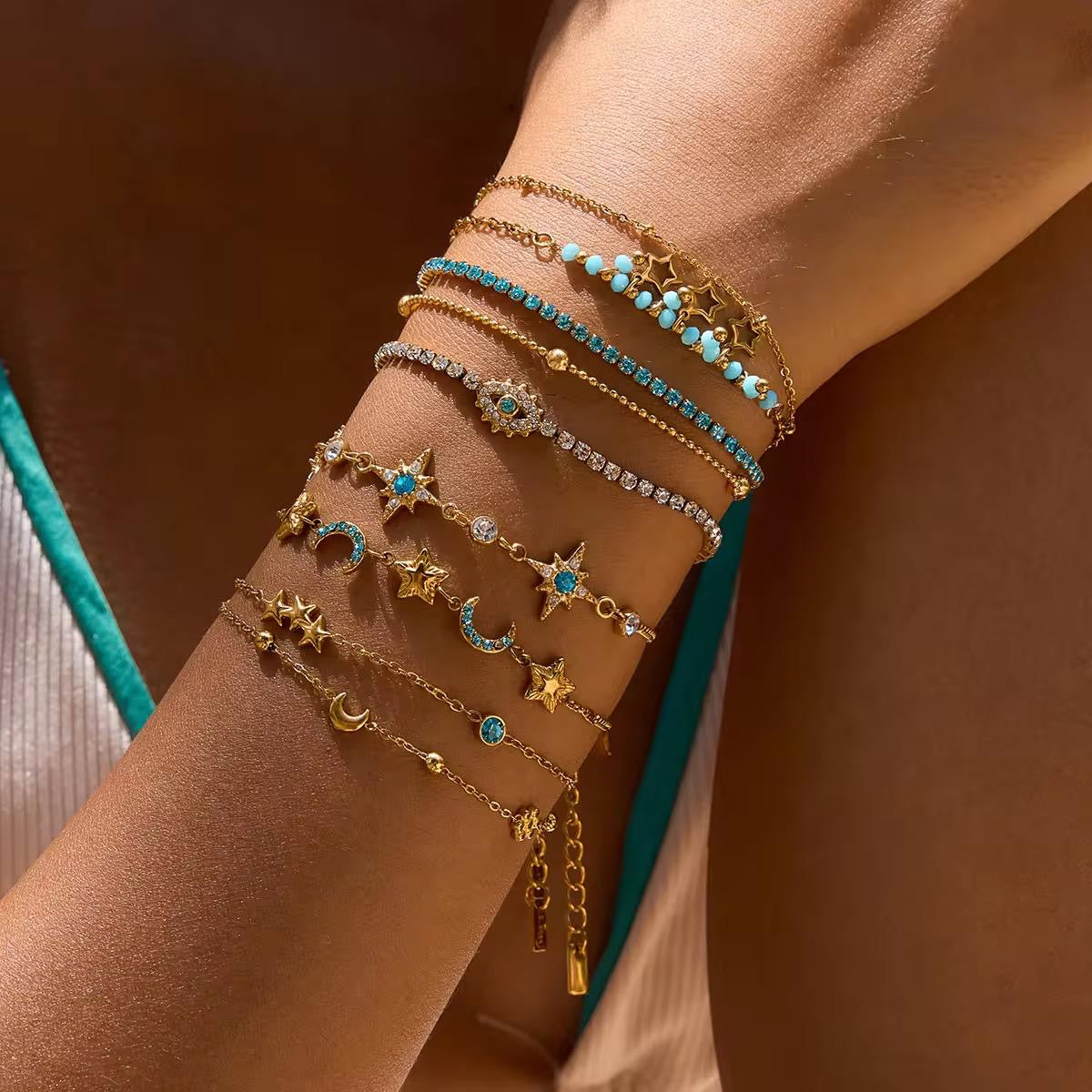 Celeste Majestic Bracelet -Paved Zircons