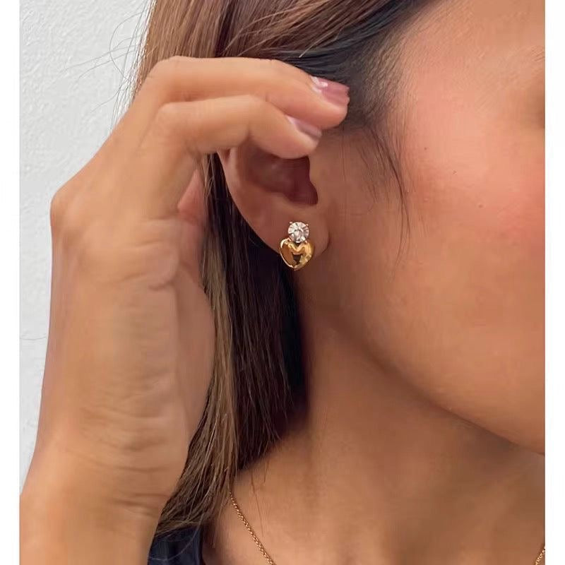 Esme Heart Studs