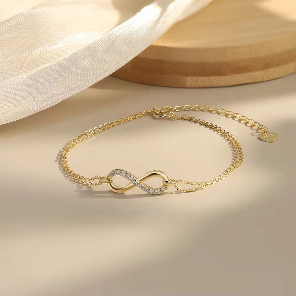 Layered Infinity Bracelet