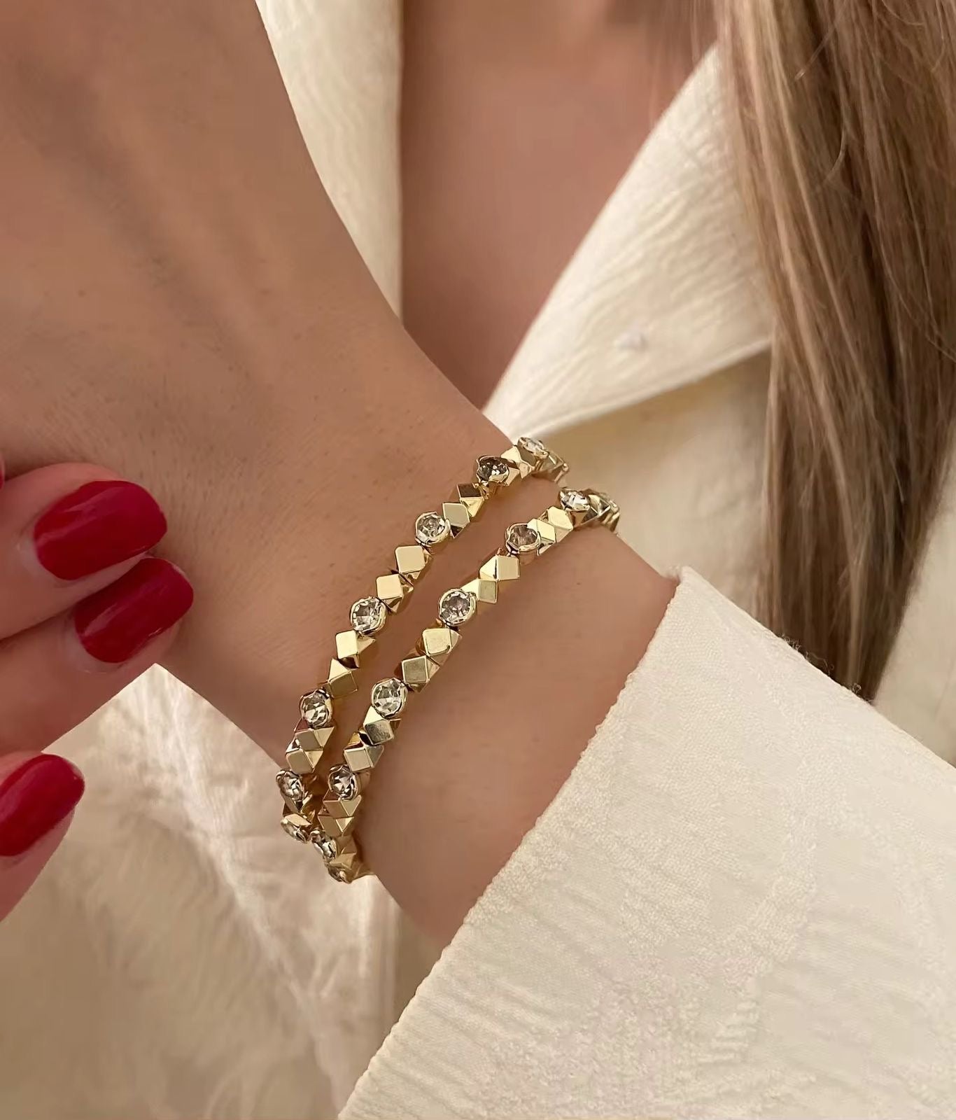 Gold Monaco Bracelet