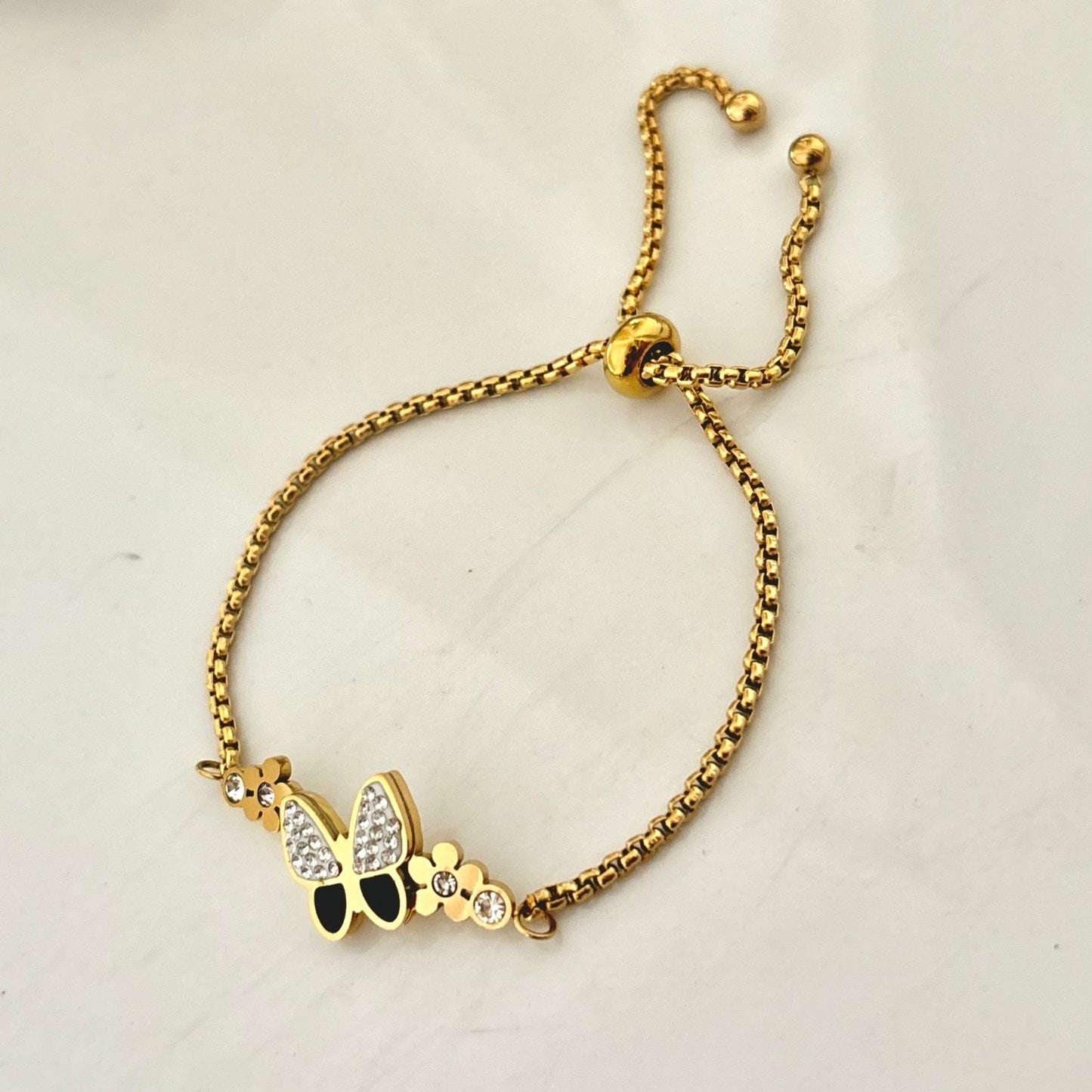 Alice Zircon Flutter Bracelet -18K