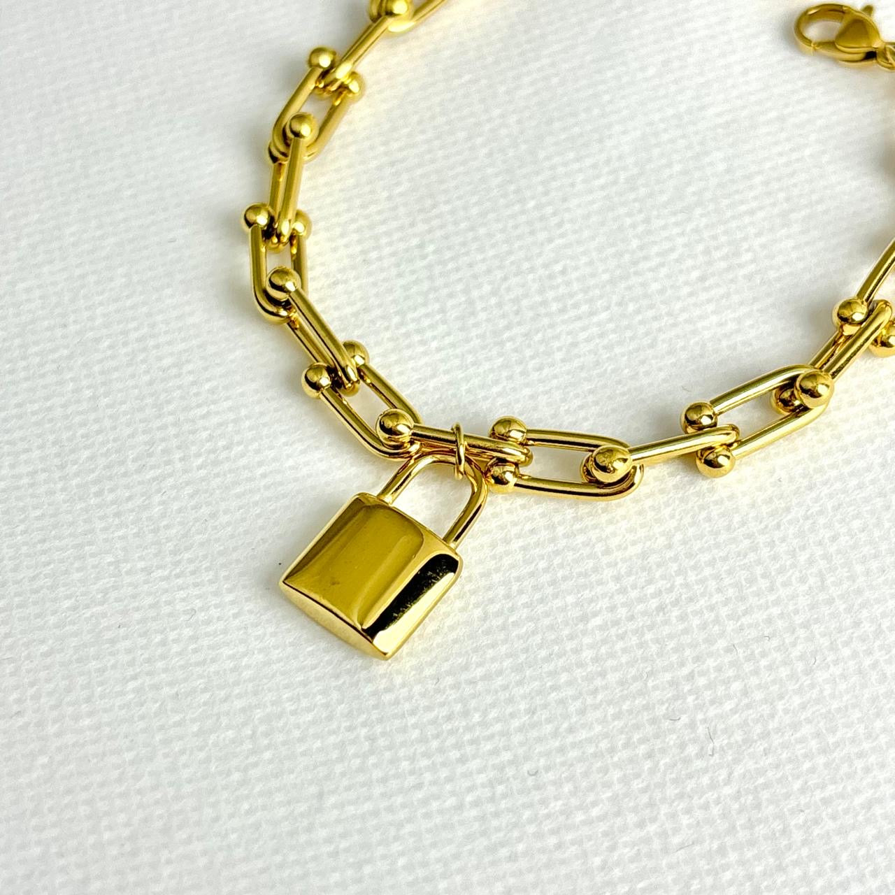 Padlock Link Bracelet