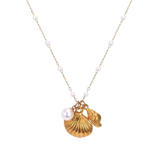 Coastal Charm X Perle Chain Necklace