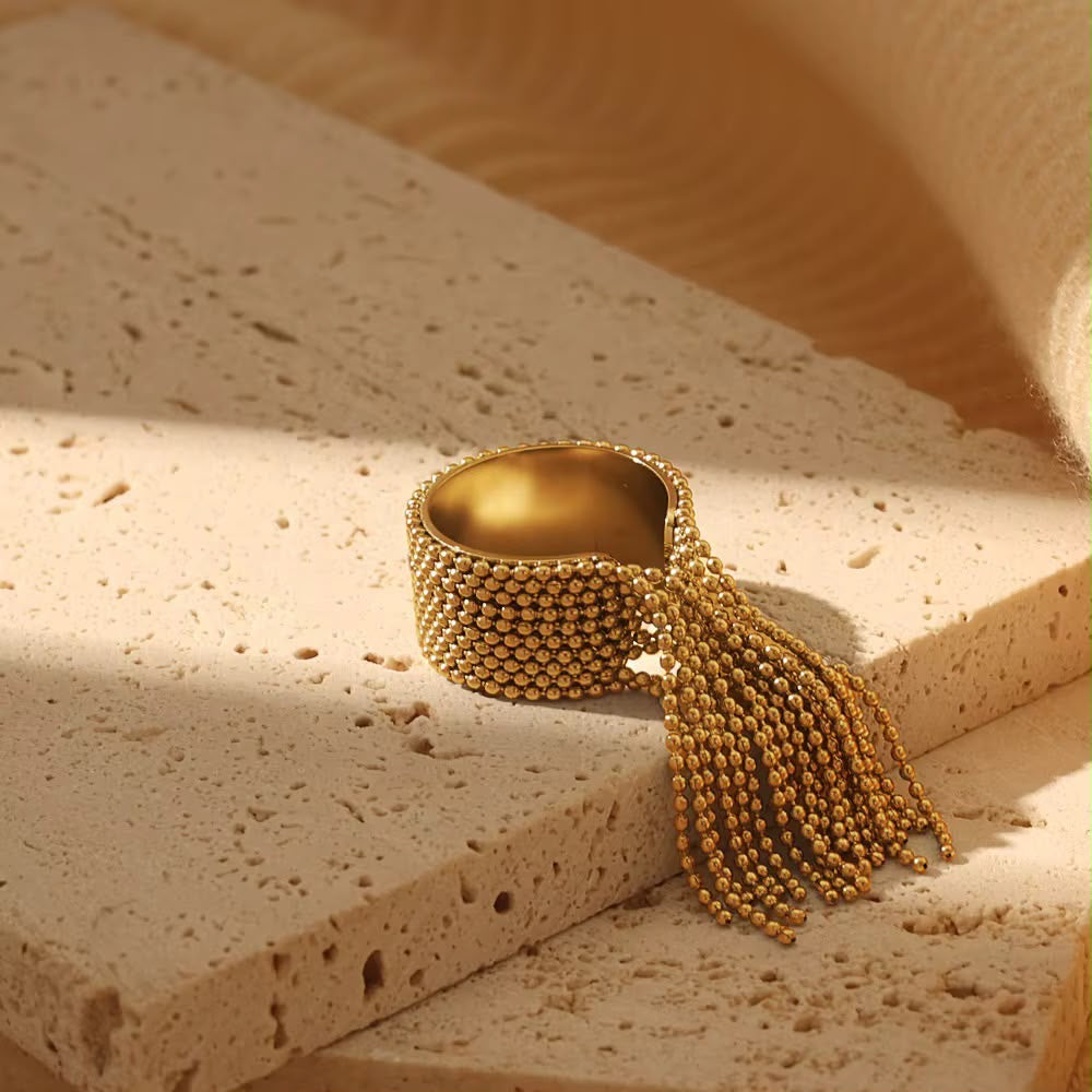 Layali Tassel Ring