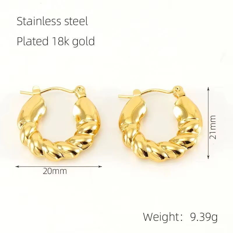 Riri Swirl Hoops
