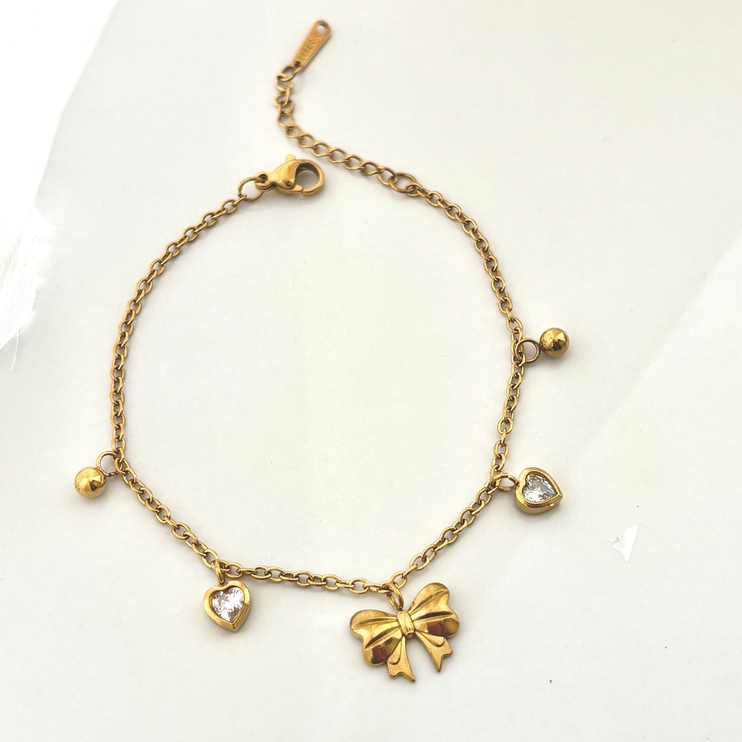 Bow Amour Charm Bracelet