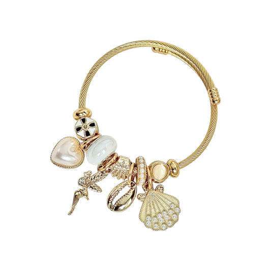 Oceanic Charm Bracelet -Perle