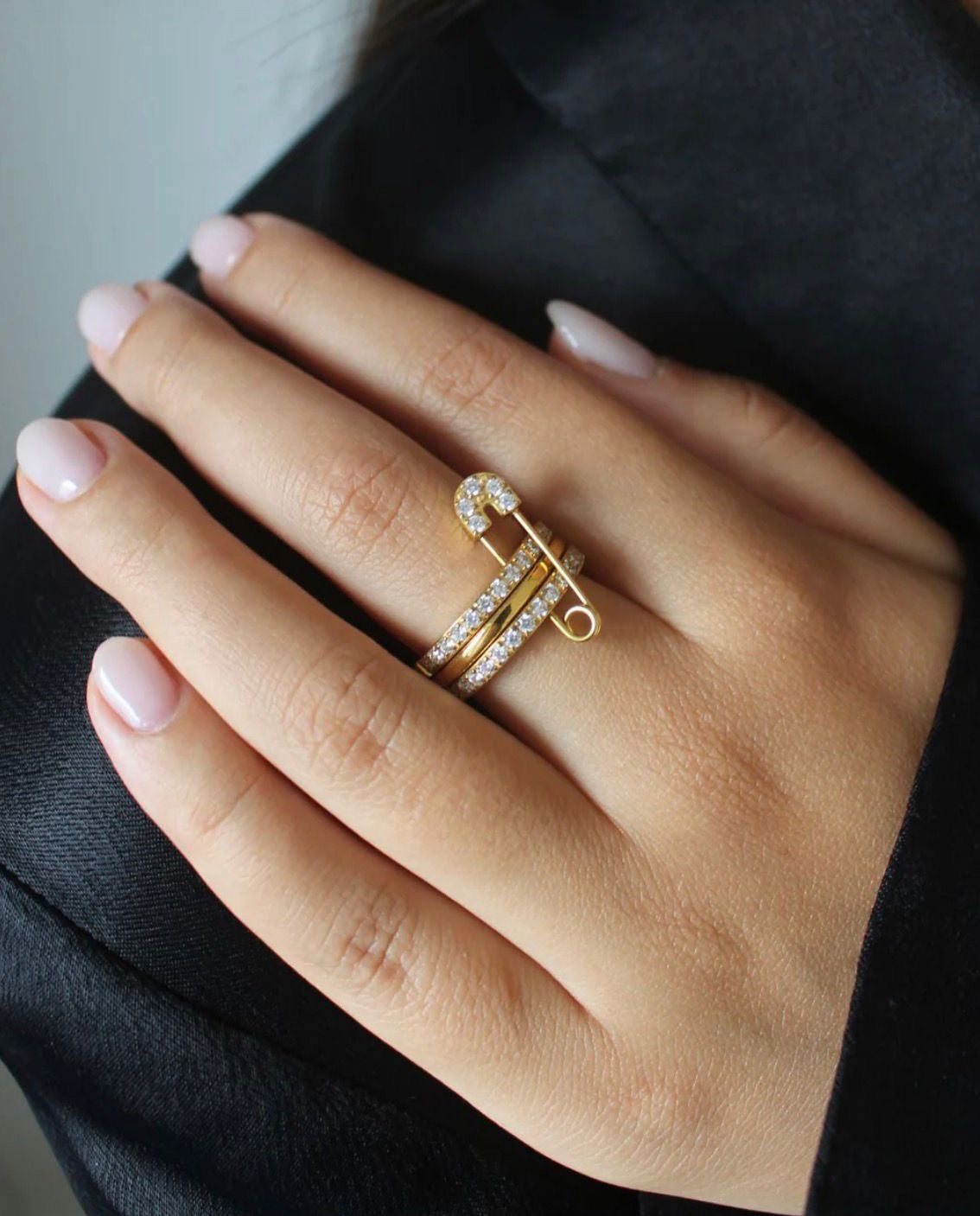 Pinned IT Girl Stack Ring