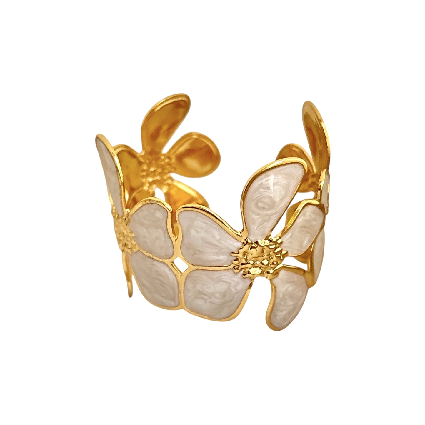 Lily Cuff -Pearly White