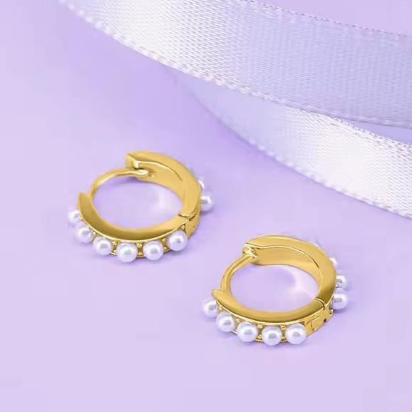 Marbella Pearla Hoops