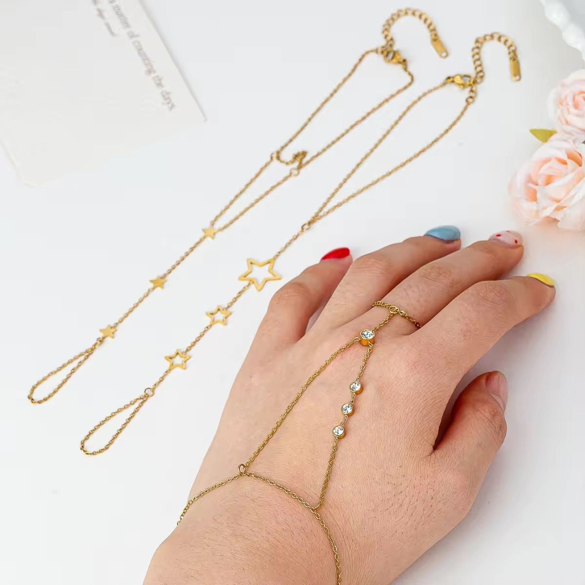 Glitz Glow Hand Chain