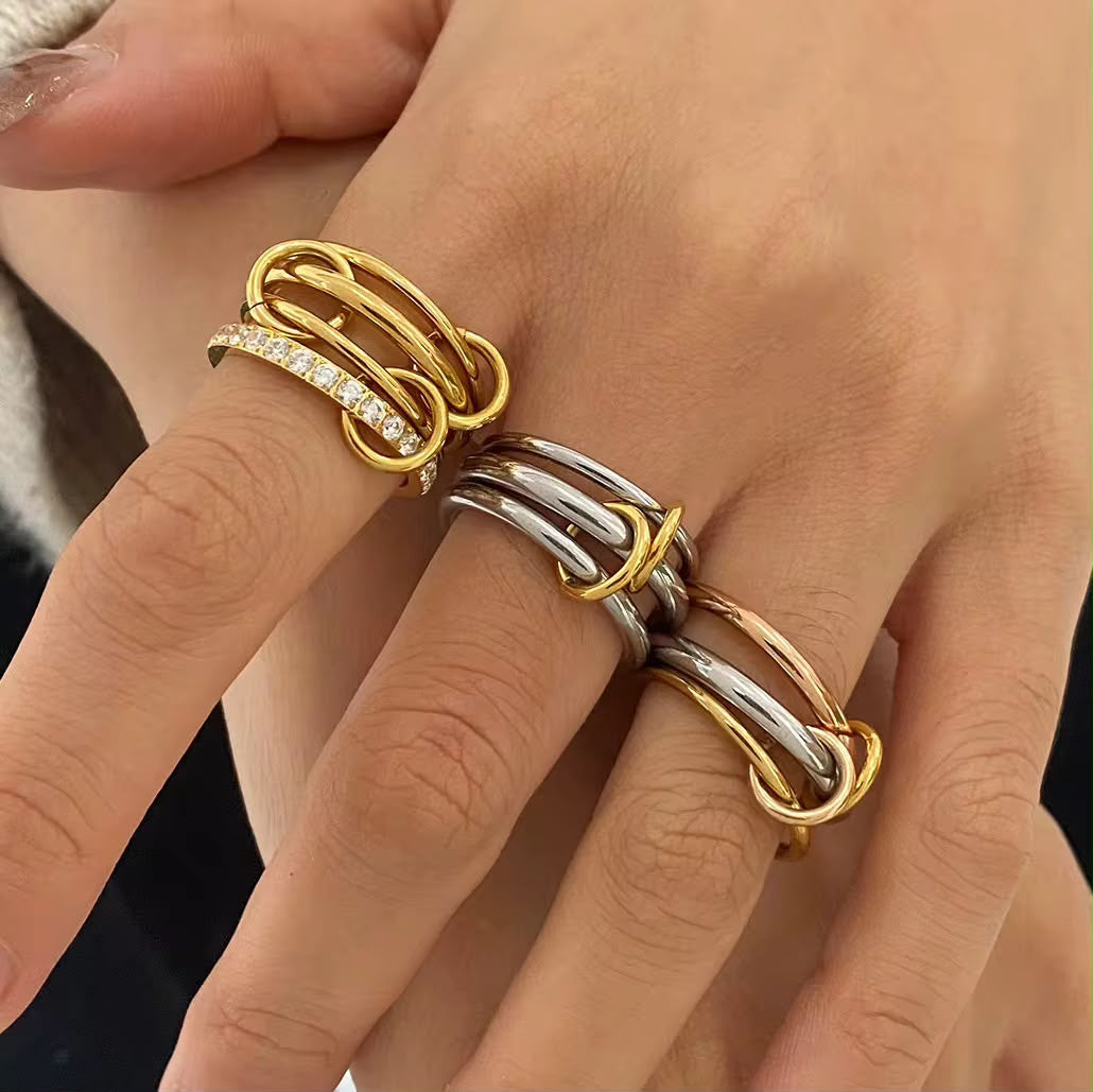Timeless Interwine Stack Ring