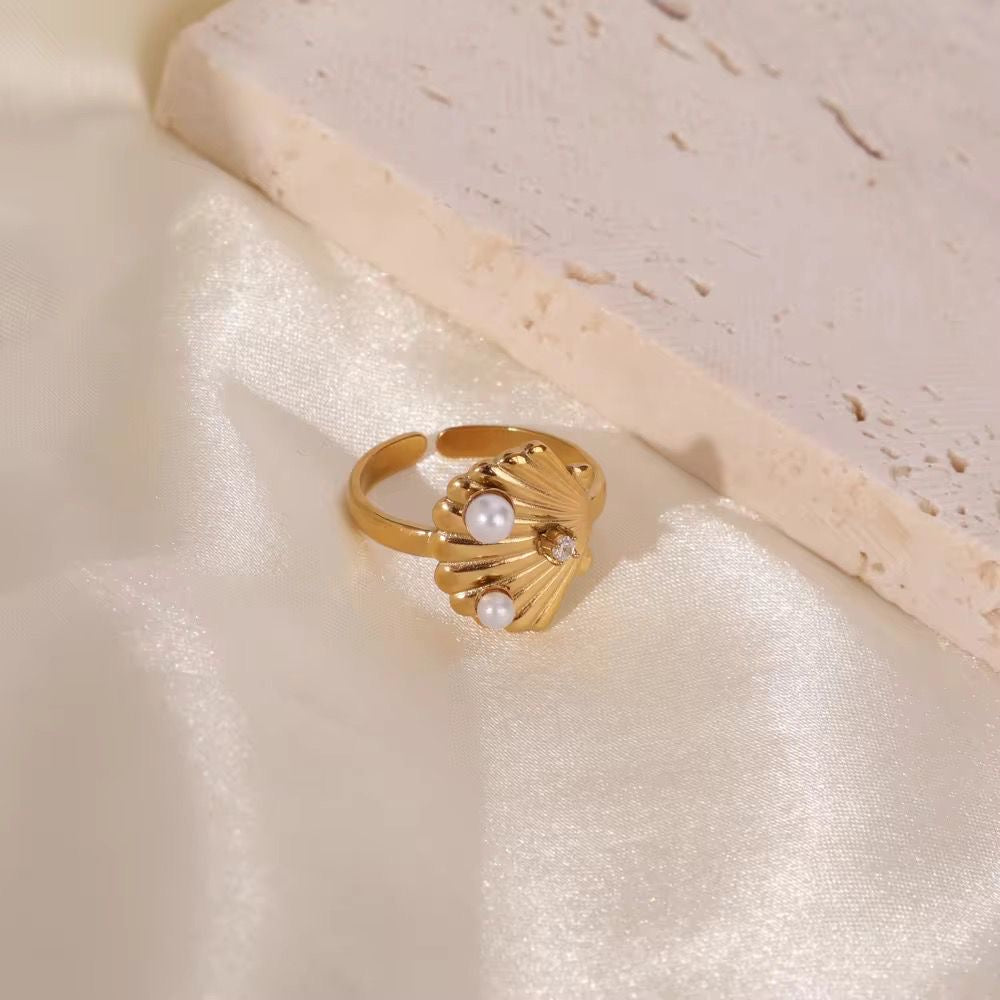 Shell Treasure Ring