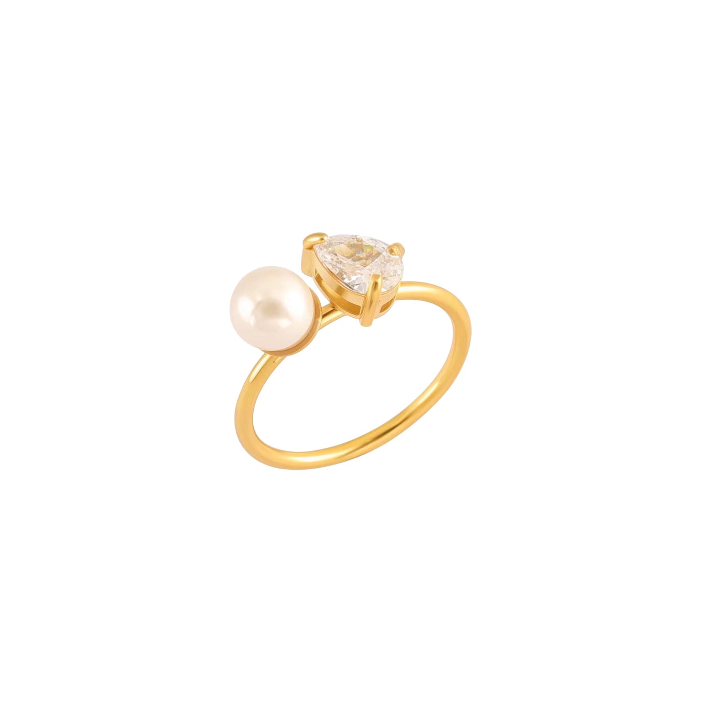 The Pearl Promise Toi&Moi Ring