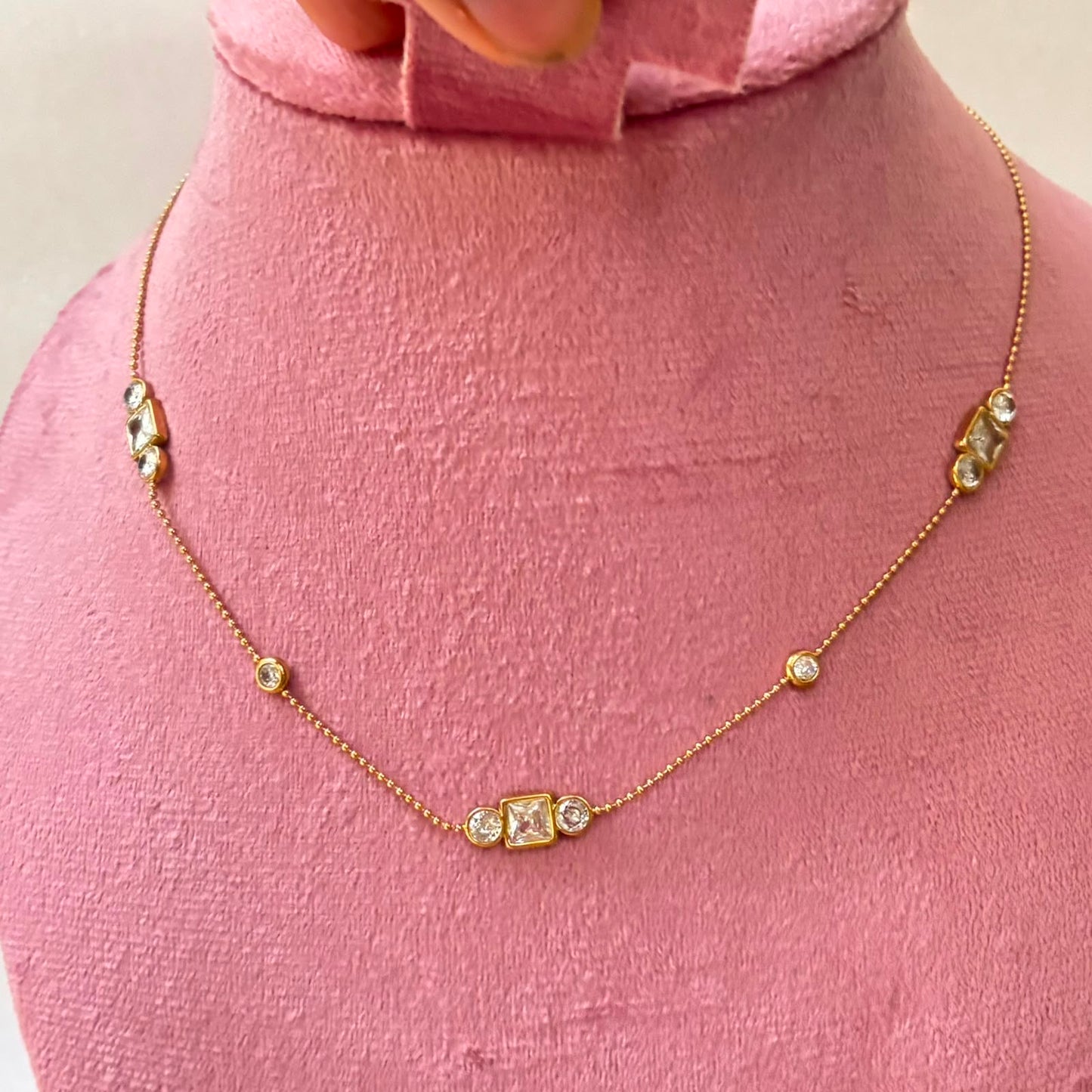 Stella Diamonds Charm Necklace
