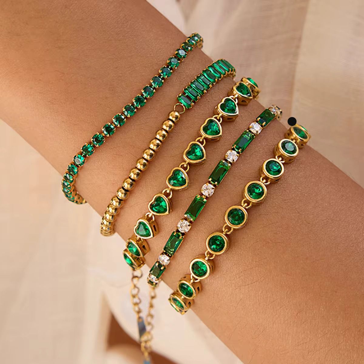 Elysian Emerald Bracelet