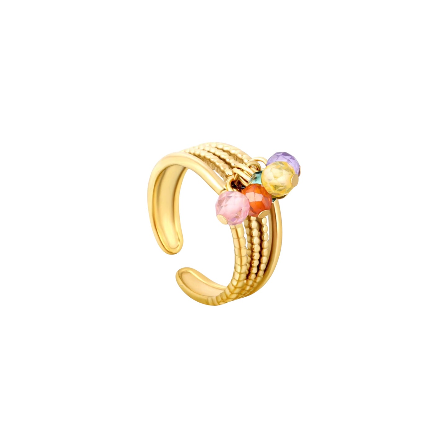 Millie Multi Charm Ring