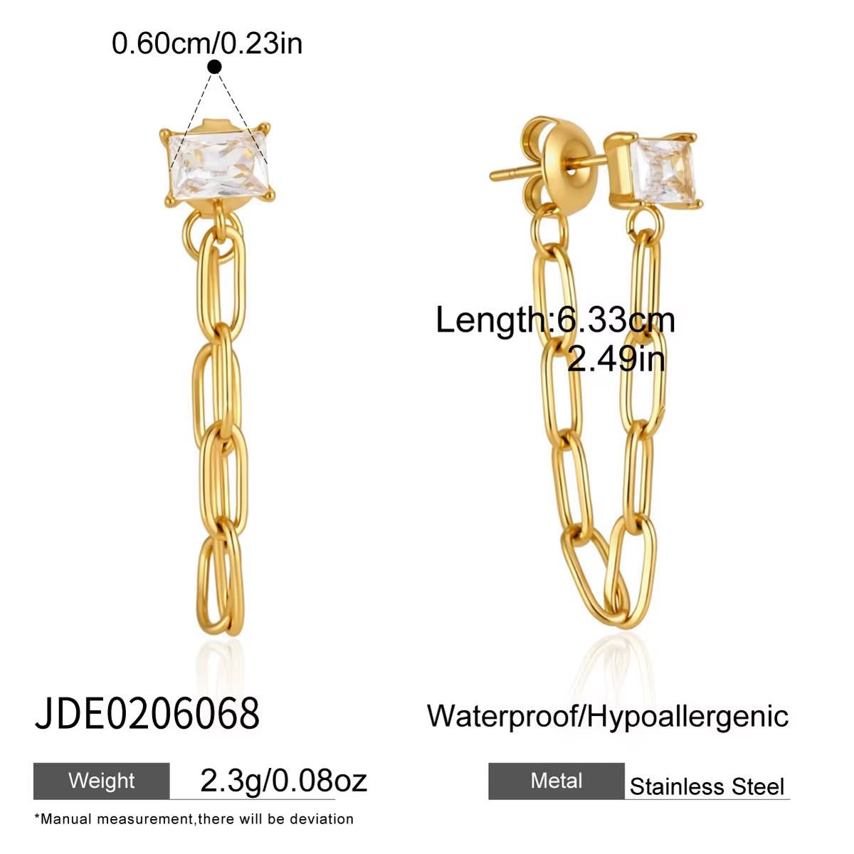 Vela Glam Drop Earrings