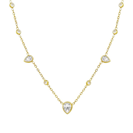 Enara Diamond Charm Necklace