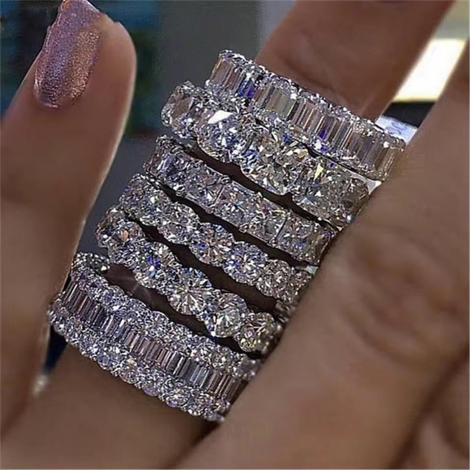 Princess LUX Eternity Band -Silver