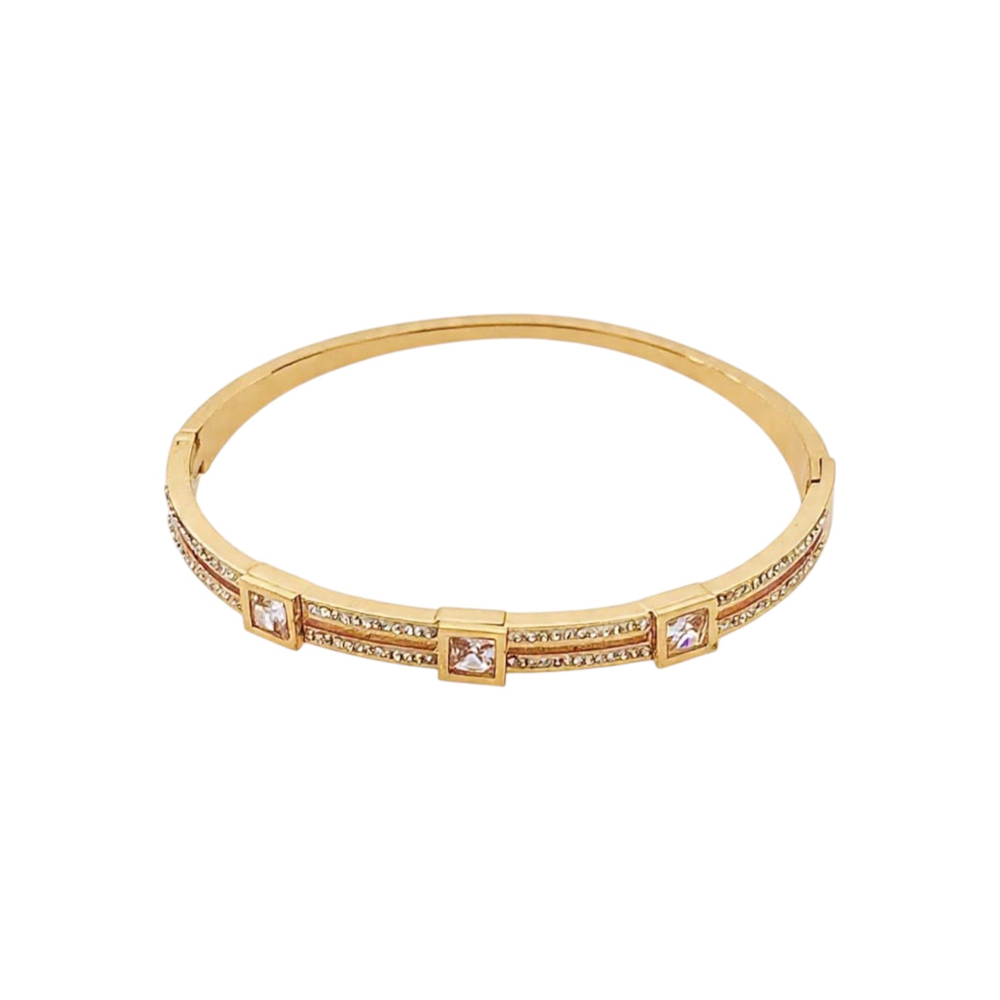 Glitzy Bezel Diamond Bracelet