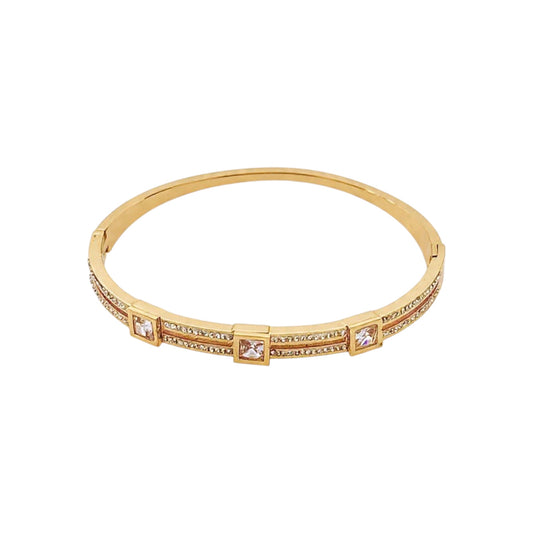 Glitzy Bezel Diamond Bracelet