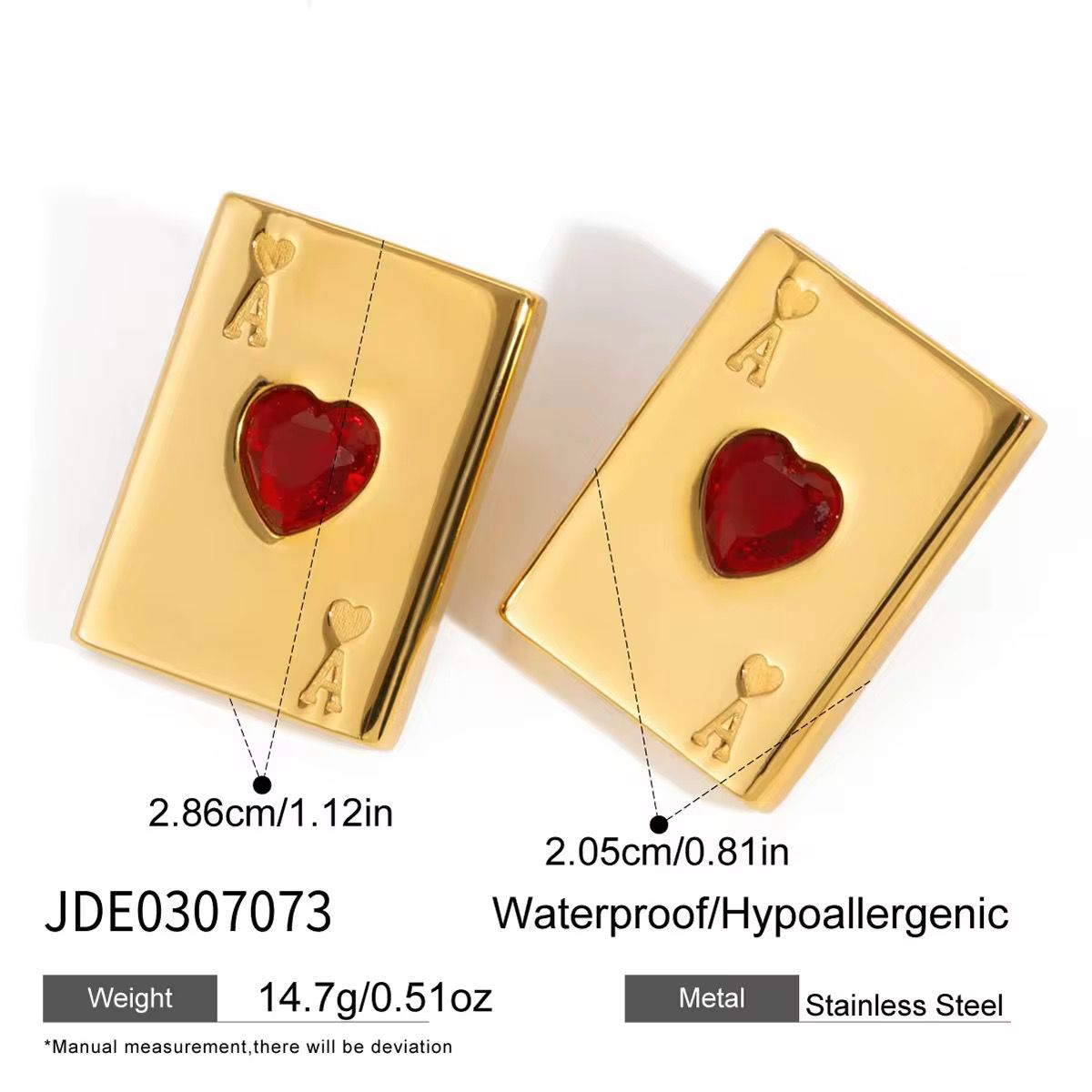Ace Of Love Studs