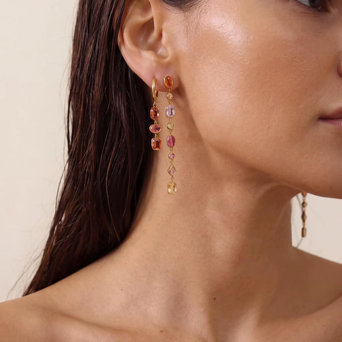 Confetti Gemma Drop Earrings