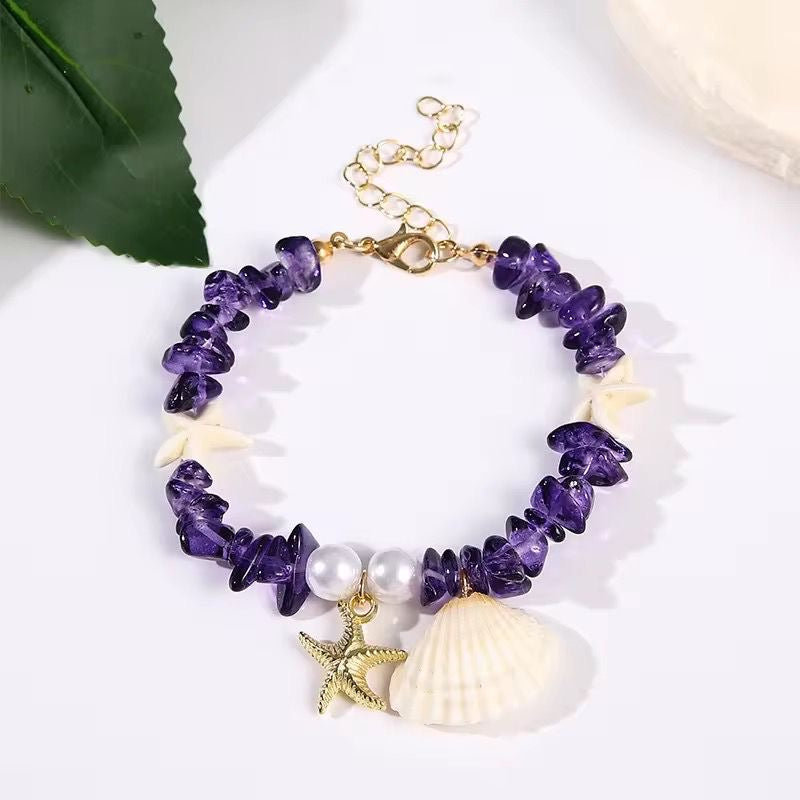 Starlight Coastal Bracelet -Purple