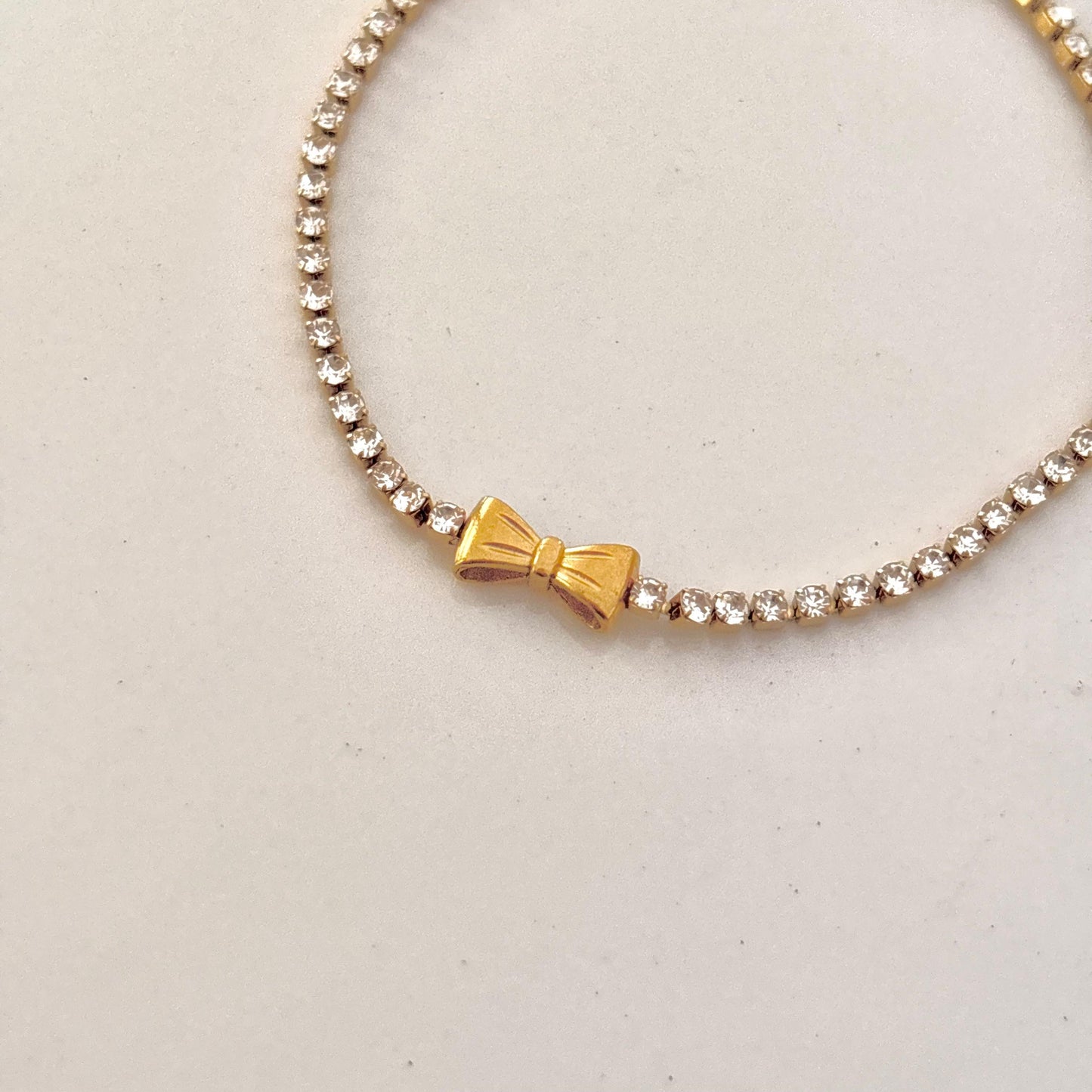 Petite Bow Tennis Bracelet