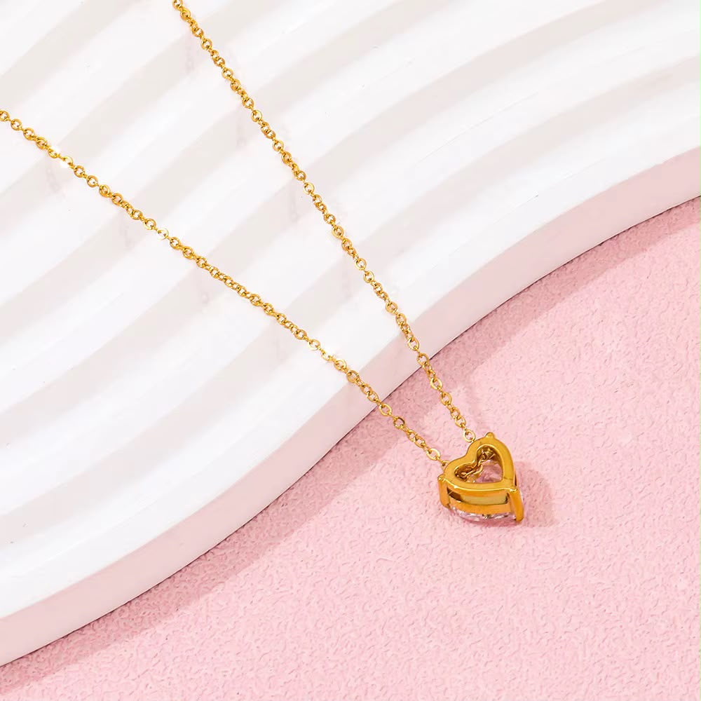 Sweetheart Solitaire Necklace