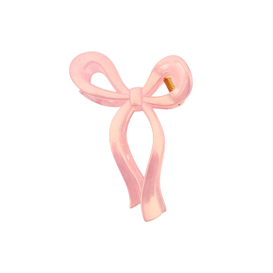 Chromic Bow Claw Clip -Pink
