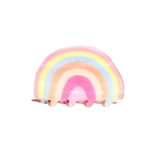 Rainbow Pastel Claw Clip